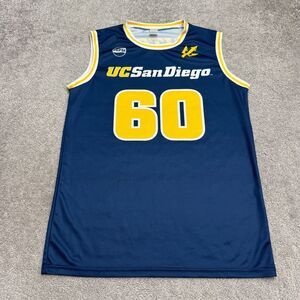 BWM Global UC San Diego Tritons Basketball Jersey Men M Blue Pepsi #60 EUC Pepsi